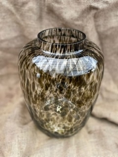 Leopard print vase