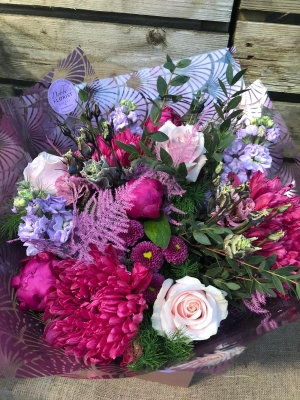 Summer Berry Hand tied