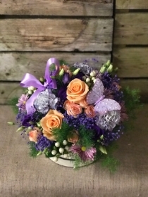 Hat Box Blooms and Butterflies