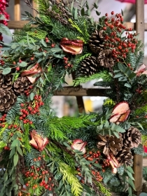 Bramble Berry Door Wreath