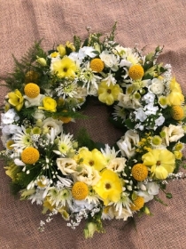 Lemon Chiffon Wreath