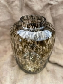 Leopard print vase